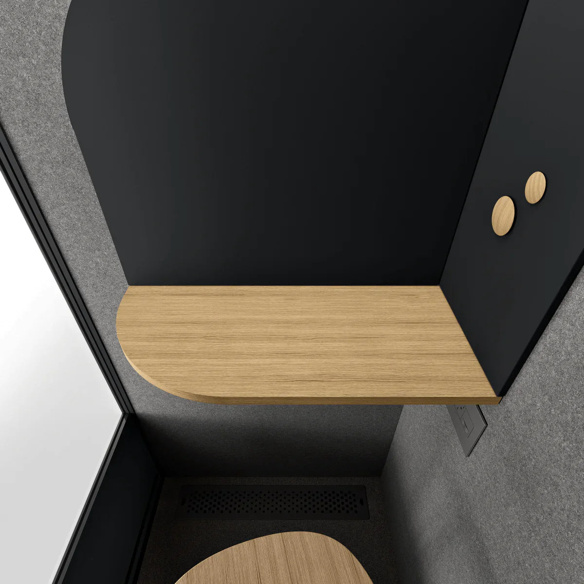 Booth - 1 Person - Room - Dark