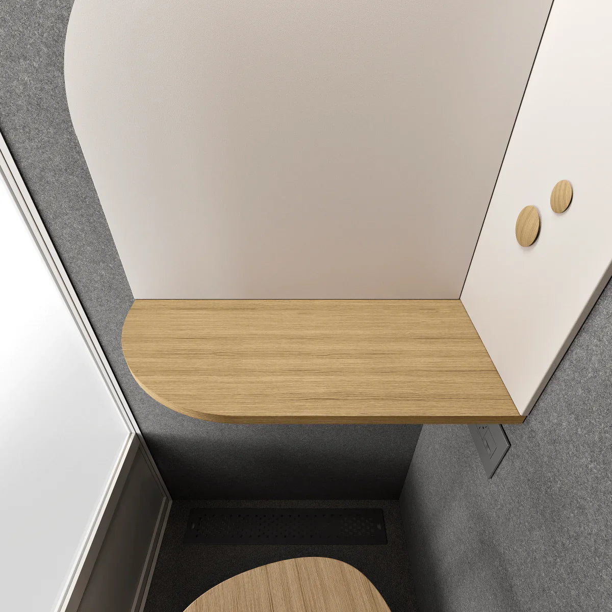 Booth - 1 Person - Room - Light